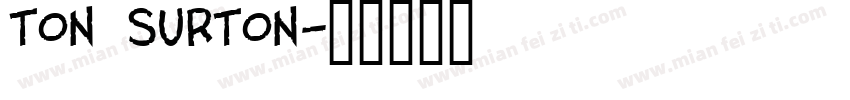 ton surton字体转换